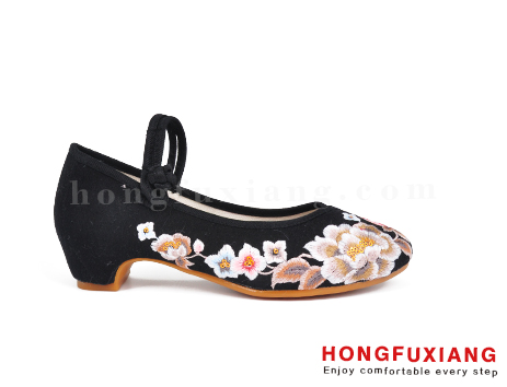 鴻福祥女鞋HL221126黑色