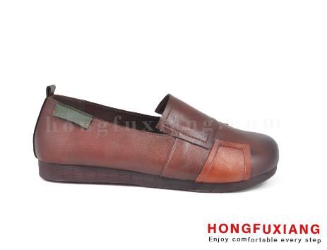 鴻福祥女鞋HL611108棕色