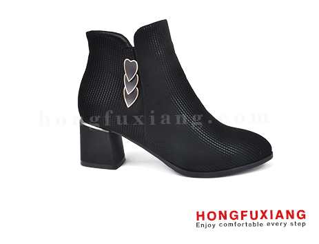 鴻福祥女鞋HL670652@黑色