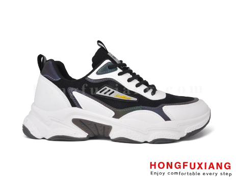 鴻福祥男鞋HG511175黑白